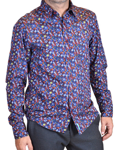 Camisa Morado con Print