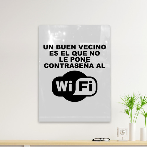 Cuadro Deco Wifi (d0857 Boleto.store)