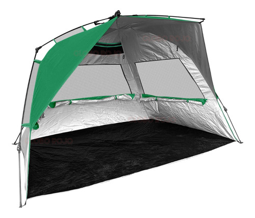 Carpa Playera Automática Reforzada Uv 240x130 4 Personas