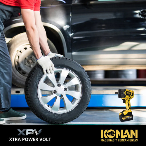 Llave De Impacto 20v Encastre 1/2 Xtra Power V Konan 650nm Amarillo 50hz