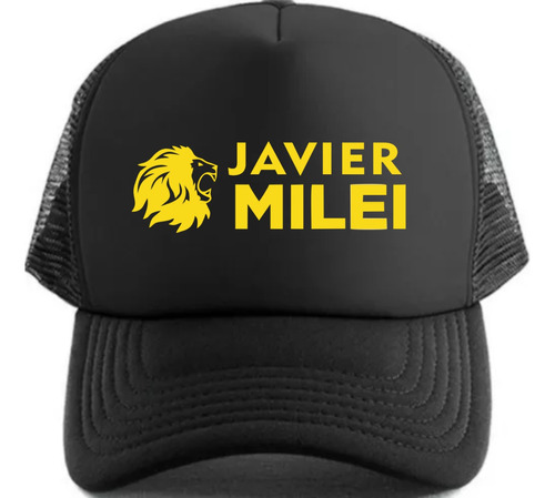 Gorra Vinilo Trucker Personalizada Javier Milei Presidente