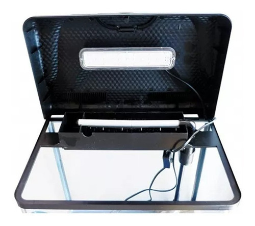 Rs Aqua Aquario Led 55l 220v Rs-500b C/ Filtragem Iluminação