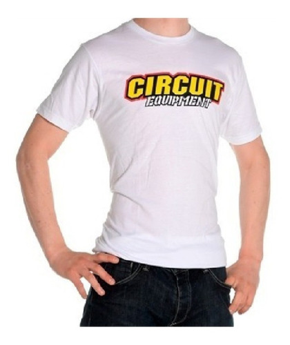 Camiseta Branca Circuit Equipament Tamanho P