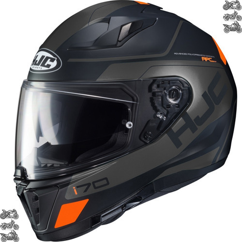 Capacete Hjc I70 Karon Preto Tamanho do capacete 62