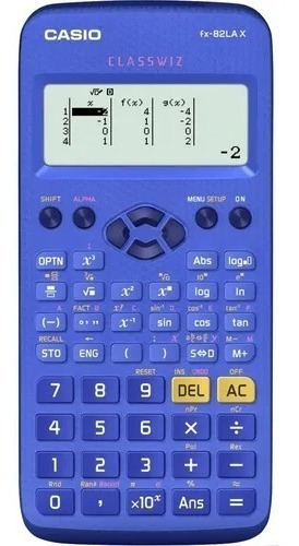 Calculadora Científica Casio 275 Funciones Fx-82lax Rosa Azul