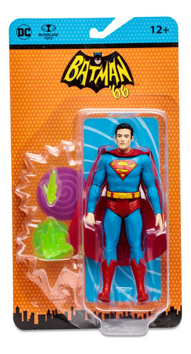 Figura De Acción Mcfarlane Dc Batman 66 - Superman 12