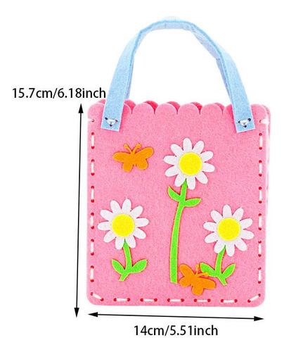 2 Kit De Costura De Bolsas No Tejidas Para Niños, Bonitos