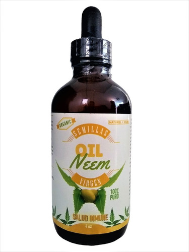 Aceite De Semillas De Neem 100% Puro 120 Ml