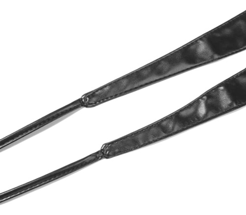 Cinturón Ancho Obi Wrap Para Mujer Con Moño Elegante Vegano Negro Único