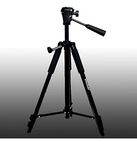 Trípode Vivitar Vpt3662, 157 Cm, Con Cabezal De 3 Vías