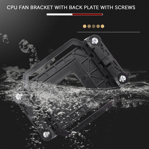 Base De Ventilador De Cpu De Plástico Negro Para Amd Am2 Am3