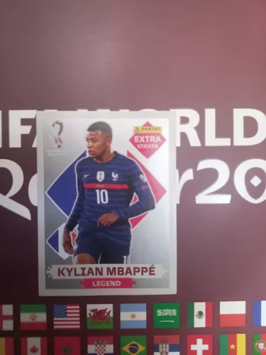 Sticker Mbappe Legend Silver Figurinha Copa 2022