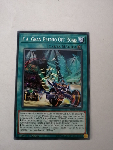 F. A. Gran Premio Off Road Yu-gi-oh! 