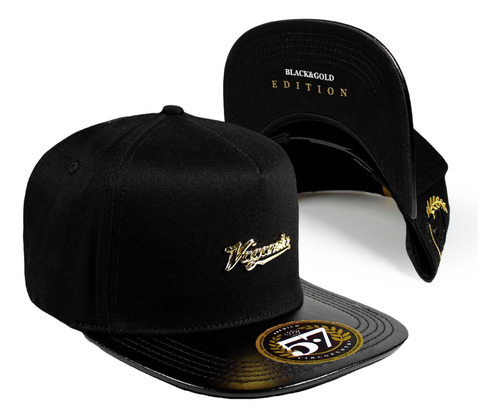 Gorra Vagancia Béisbol Gold Edition Black Cincopunto7