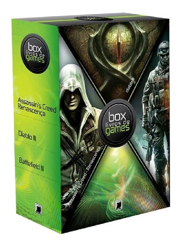 Box 3 Livros Games 1 - Assassin's + Diablo + Battlefield *