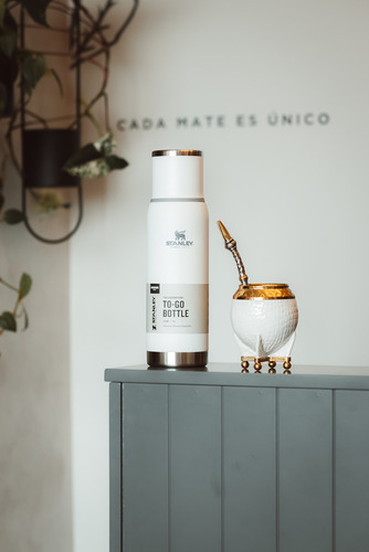 Mate Torpedo Imperial Bronce Blanco Calabaza Premium + Base