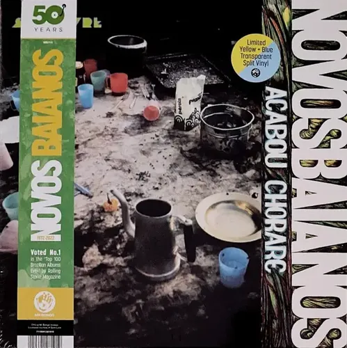 Lp Novos Baianos Acabou Chorare 50th Yellow + Blue Rsd Vinyl