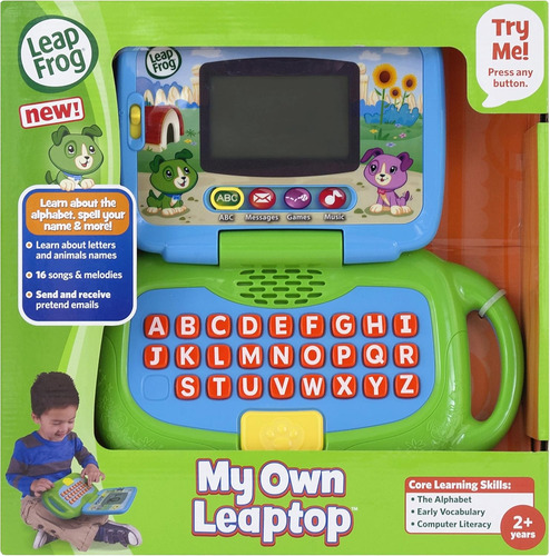 My Own Leaptop Leapfrog, Para Mayores De 2 Años, Verde
