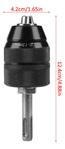 Cw Convertidor Portabrocas Torno Sin Llave 2-13mm Adaptador