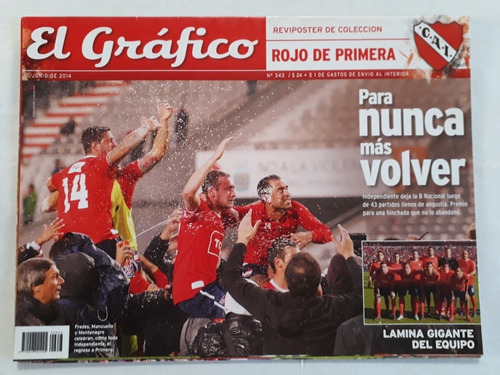 El Grafico Extra Nº 343 - Rojo De Primera Independiente 2014