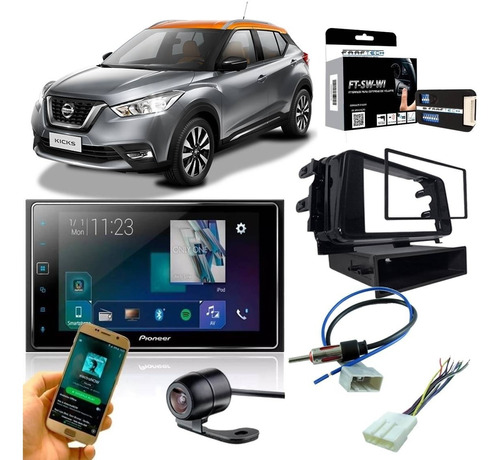 Central Multimidia Sph-da138tv P/ Nissan Kicks 2016 A 2019