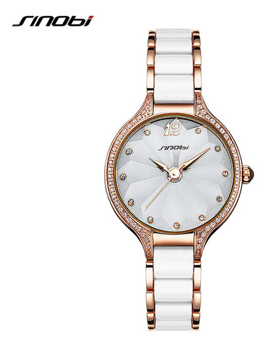 Reloj Sinobi Fashion Quartz Luxury Para Mujer