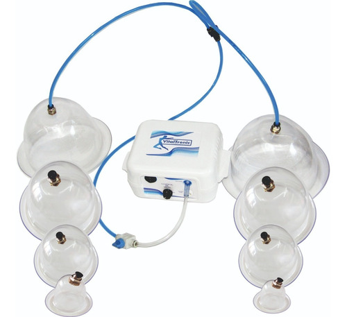 Imagen 5 de 6 de Vacumterapia 8 Copas Para Gluteos Busto Abdomen Vitaltronic
