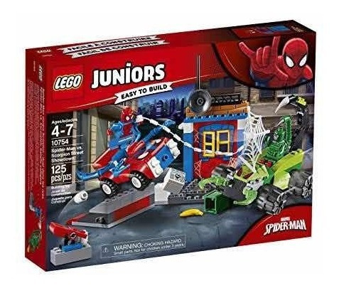 Lego Juniors 10754 Spider Man Vs Scorpion Batalla Callejera