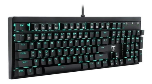 Teclado Gamer Mecánico Con Luz Pc Ps4 Usb Switch Blue