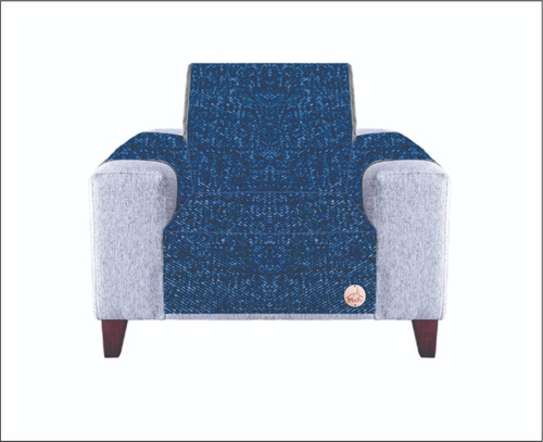 Cobertor De Sillón De 1 Cuerpo Jeans Lavable Ajuste