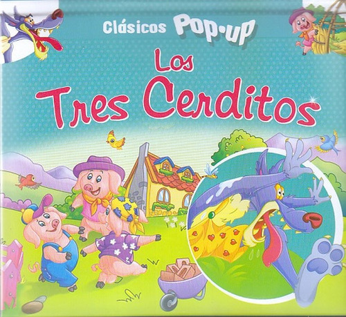 Los Tres Cerditos: Libro Pop-up, De C. C. Asturias. Editorial Comics Y Cuentos Asturias, Tapa Dura, Edición 01 En Español, 2023