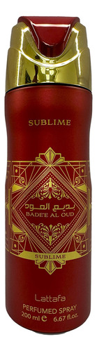 Badee Al Oud Oud Sublime Lattafa 200ml - Spray Corporal Volume Da Unidade 200 Ml