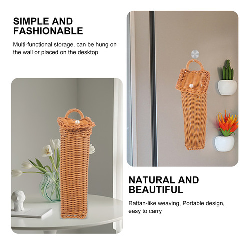 Cesta De Almacenamiento De Palillos Para Baño, Cesta Colgant