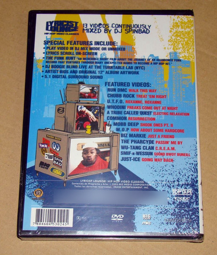 Hip Hop Video Classics Run Dmc Common Mobb Deep Dvd Sellado