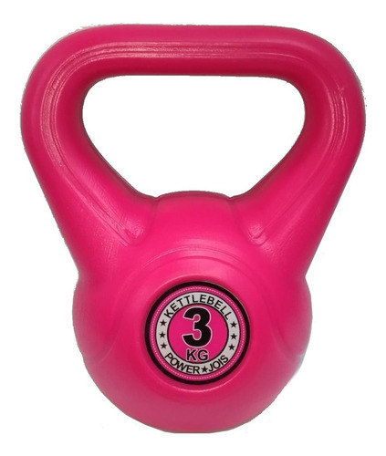 Pesa Rusa 3 Kilos Kettlebell Rosado Pesas