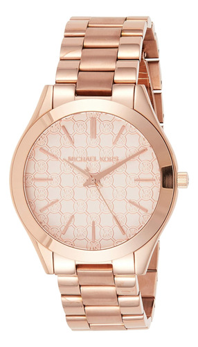 Michael Kors Womens Runway Cuarzo Reloj De Acero Inoxidable,