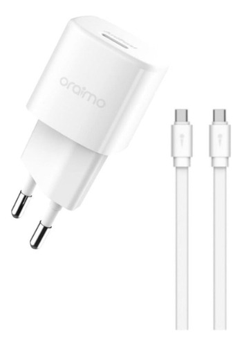 Pack Cargador Powernano Carga Rápida + Cable Usb-c Oraimo