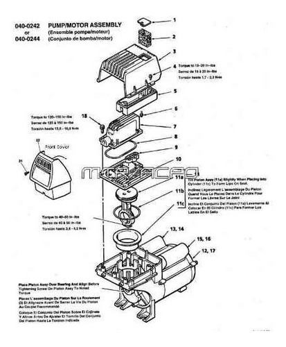 Kit De Piston Para Compresor Coleman