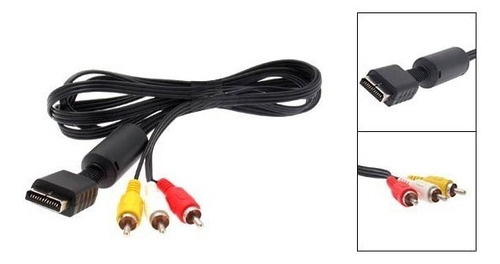 Cable Av Vídeo Audio Rca Para Playstation Ps1 Ps2 Ps3