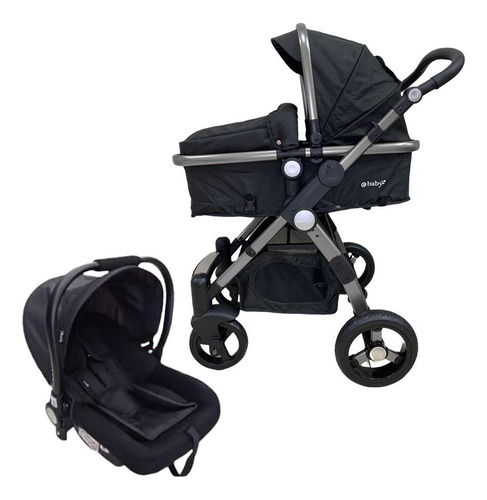 Carrinho De Bebê Europeu 3x1 Moisés, Berço E Bebê Conforto