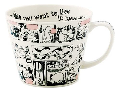 Moomin Characters Taza Sopa Monocromo Mm321-36 Japon