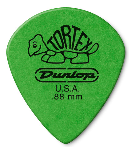 Púas De Guitarra Jim Dunlop (498r088), Verde, 0,88 Mm