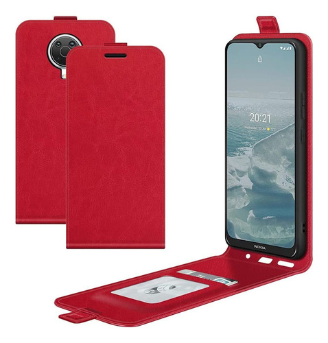 Cc Para Nokia G10/g20 Funda Slim Vertical Flip Folio