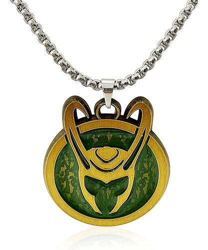 Collar De Casco Loki, Collar Y Llavero Con Licencia Oficial 