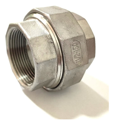 Tuerca Union Inox T304 Rosc Npt De 1 1/2pg