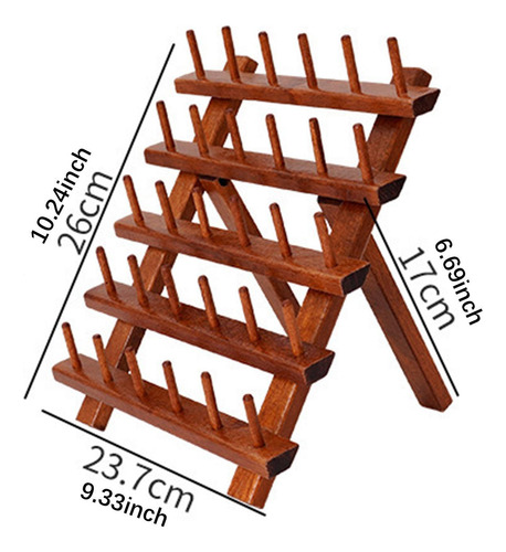 Soporte De Madera Para Portacarretes, Soporte Para Carretes,
