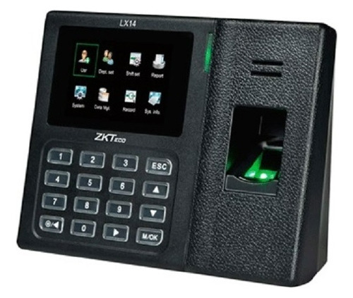 Zk-lx 14 - Control De Asistencia Huella Digital Y/o Clave