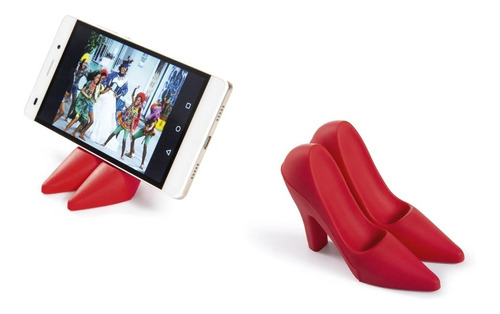 Soporte Para Celular Rojo Tacones Mujer Decorar Holder