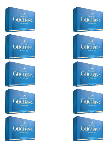 Sabonete Glicerina Neutro Formula Suave Sem Corante 10x100g