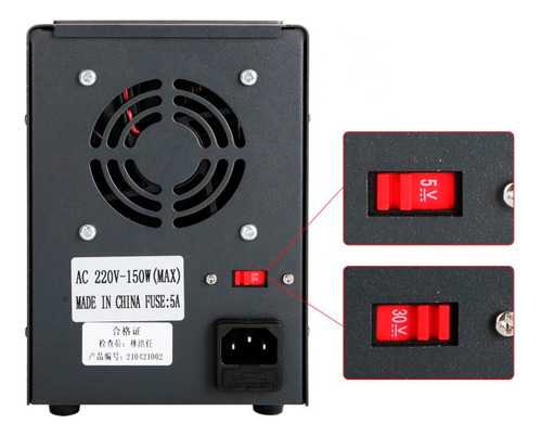 Fonte Bancada Alimentação Sugon 3005d 30v 5a 110v 220v